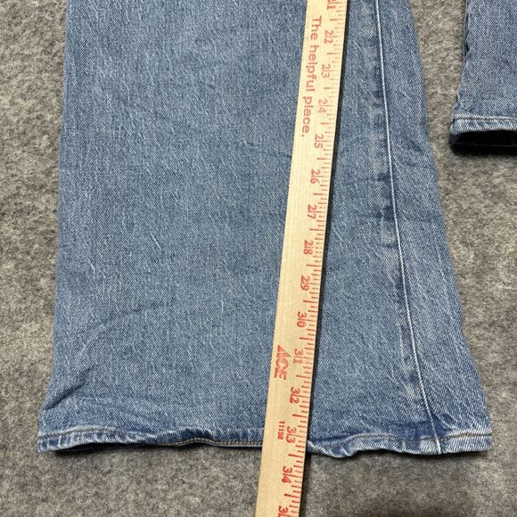 Madewell The Perfect Vintage Flare Jeans Women's 31T Tall Light Blue Denim - Picture 5 of 10